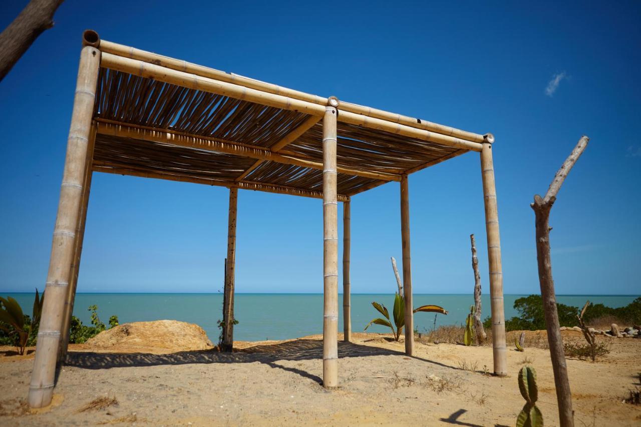 Corazon Guajiro Cabana Frente A Playa Solitaria En Dibulla Cerca A Palomino - Cabin In Front Of Solitary Beachs Exterior foto